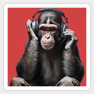 Rhythmic Reflections: DJ Monkey Thinker Magnet